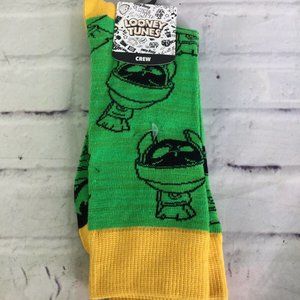 Looney Tunes Marvin The Martian Men's Crew Socks